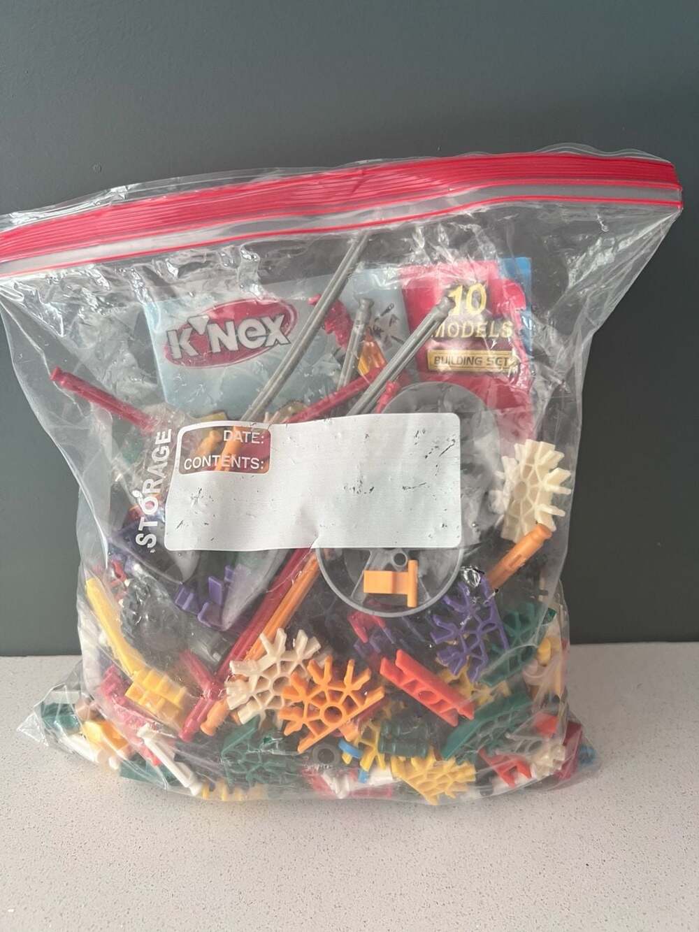 Vintage K'NEX 10 Model Building Set Assorted Pieces Lot